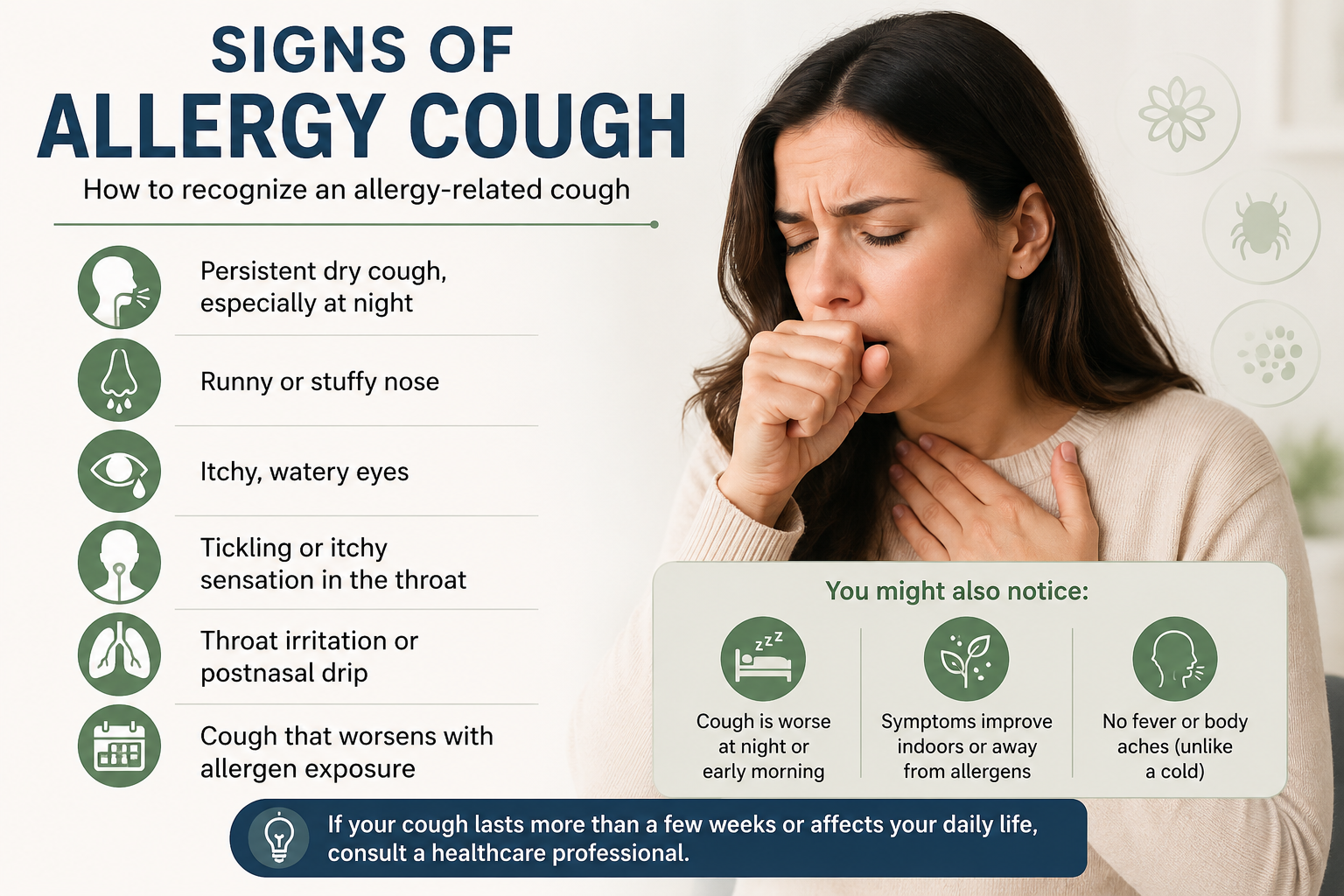 Allergies and Cough: Causes, Symptoms, Treatment, and When to Worry